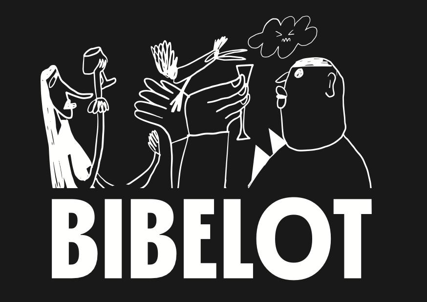 Ink stickers of a singer with a microphone and a security guard with a beer